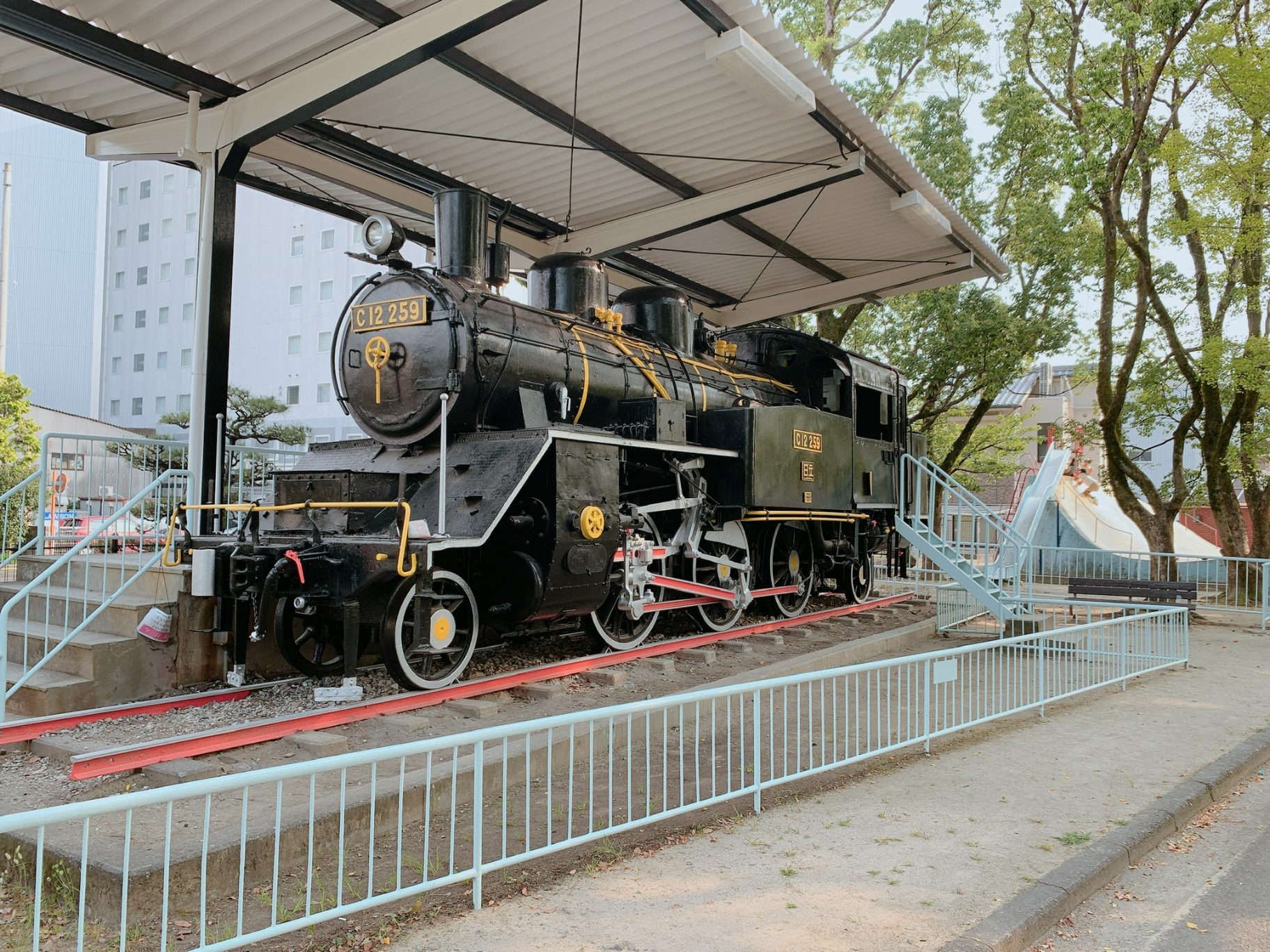 和霊公園の蒸気機関車